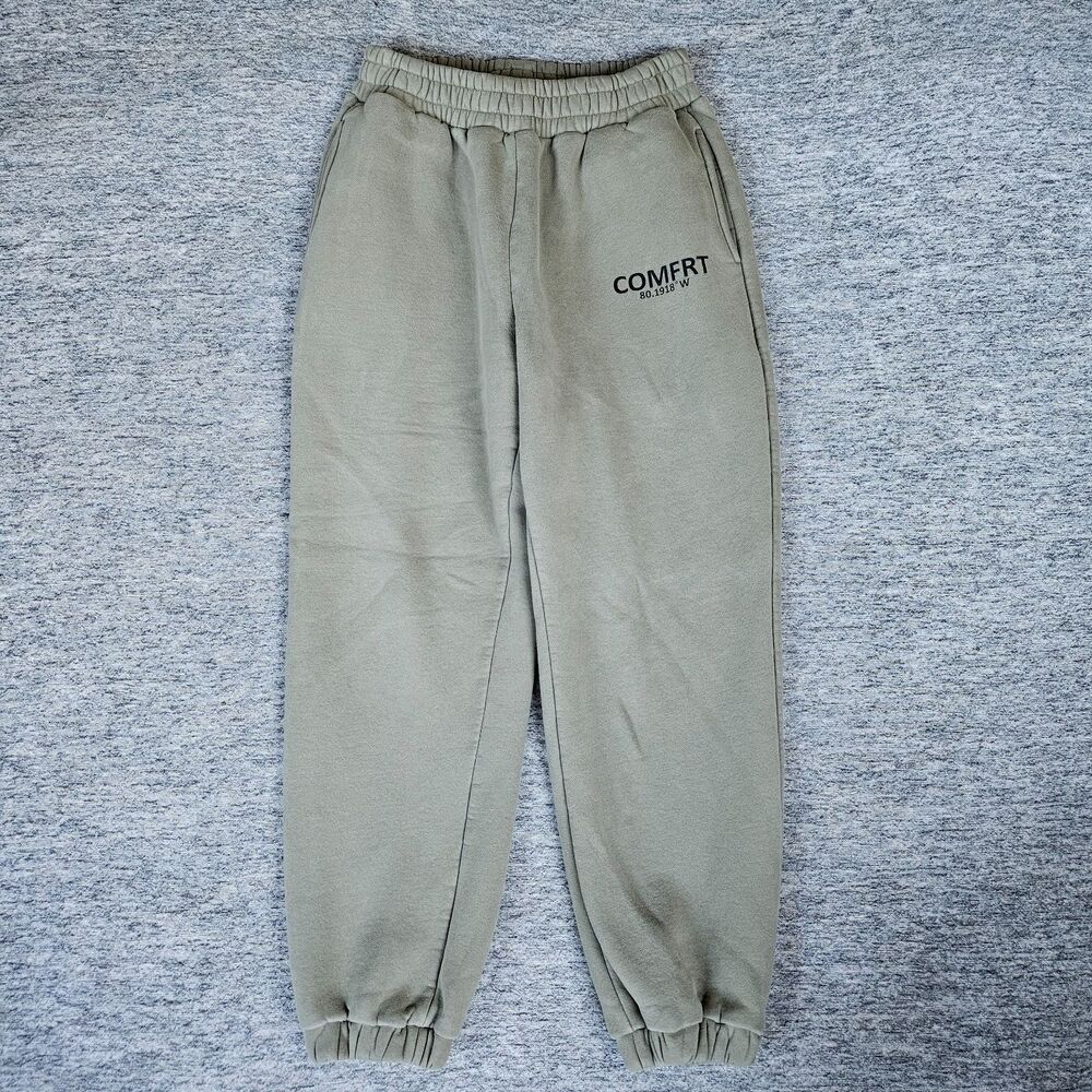 COMFRT Collection Sweatpants Medium Olive Green Comfy Minimalist Joggers